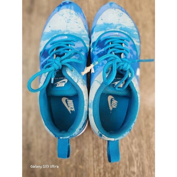 Nike Air Max Thea Print Blue Lacquer White EUC - Picture 8 of 13